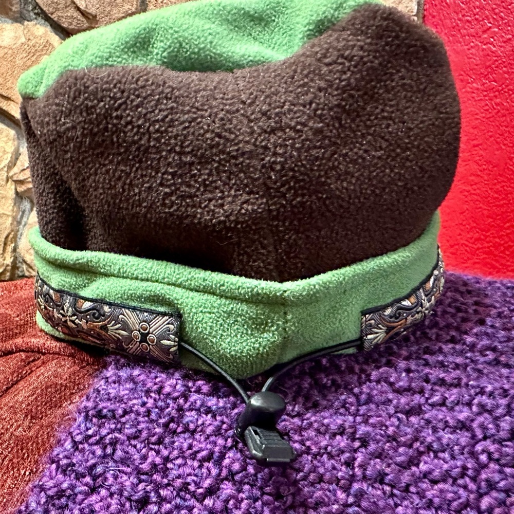 Classic Copper River Fleece hat. Amazing warmth. Gem of an Alaskan hat.